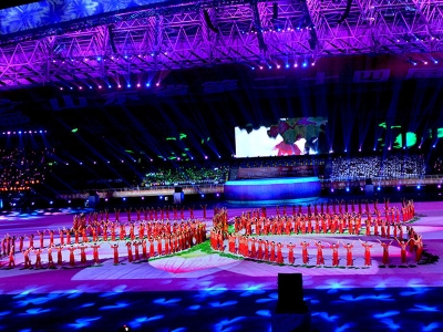 山东省运会开幕式XVDEVIOS国产在线视频厂家工程案例